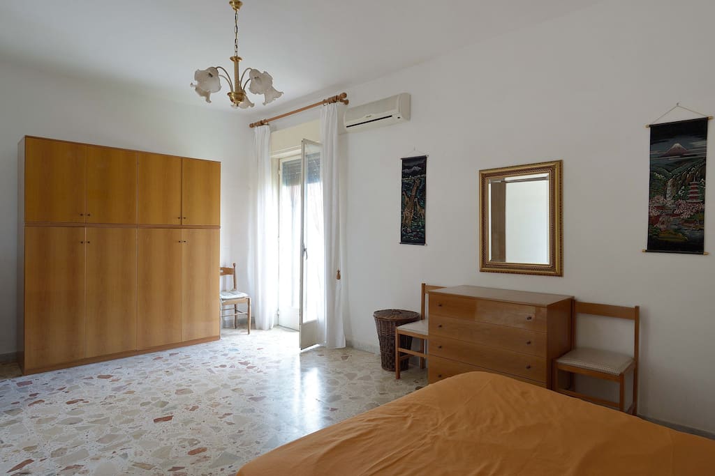 Huge master bedroom with balcony & superb views. Huge windows