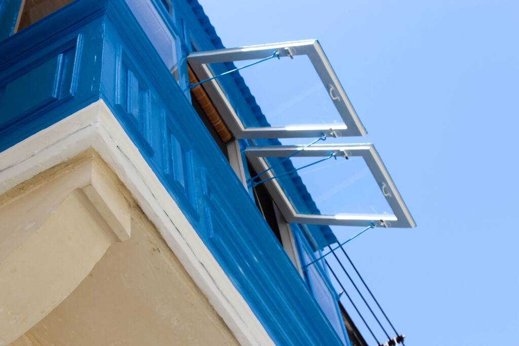 A rare Gem Maltese wooden Balcony
