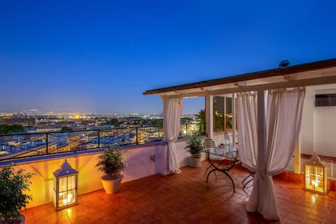 Gianicolo Penthouse THE VIEW - Daplace Apartments
