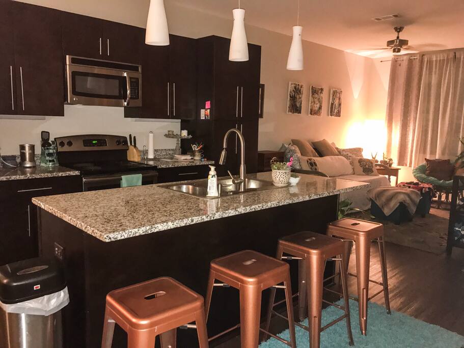 Fully stocked kitchen