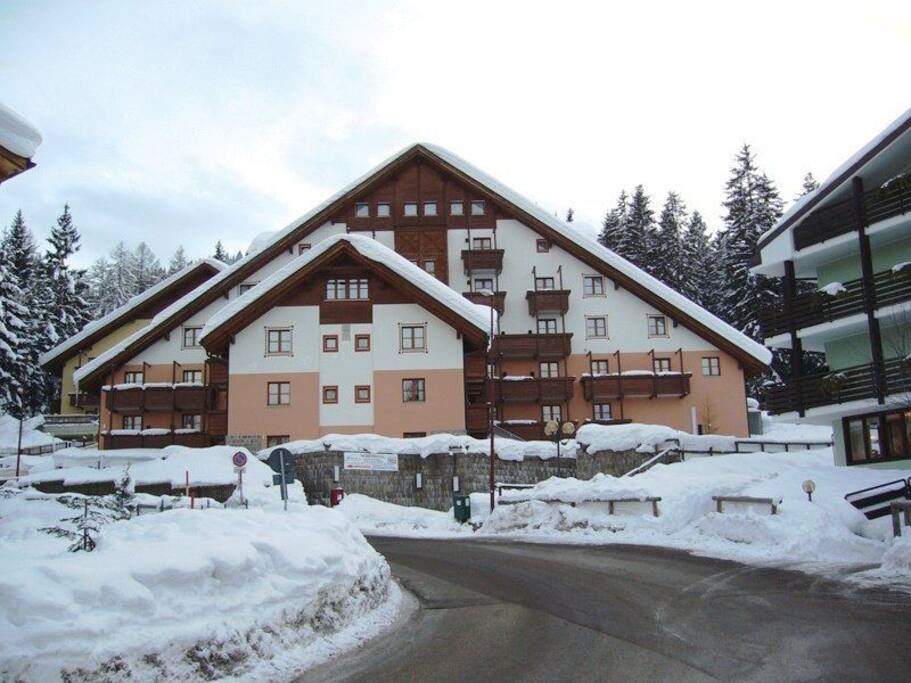 Facciata del condominio