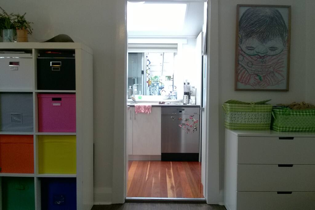 bright spacious open living space