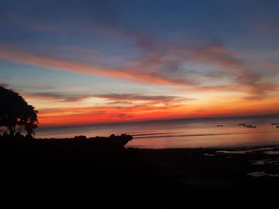 Sunset from our Bar