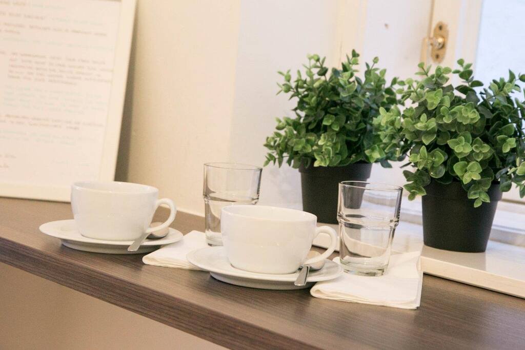Kaffeebar in der Küche