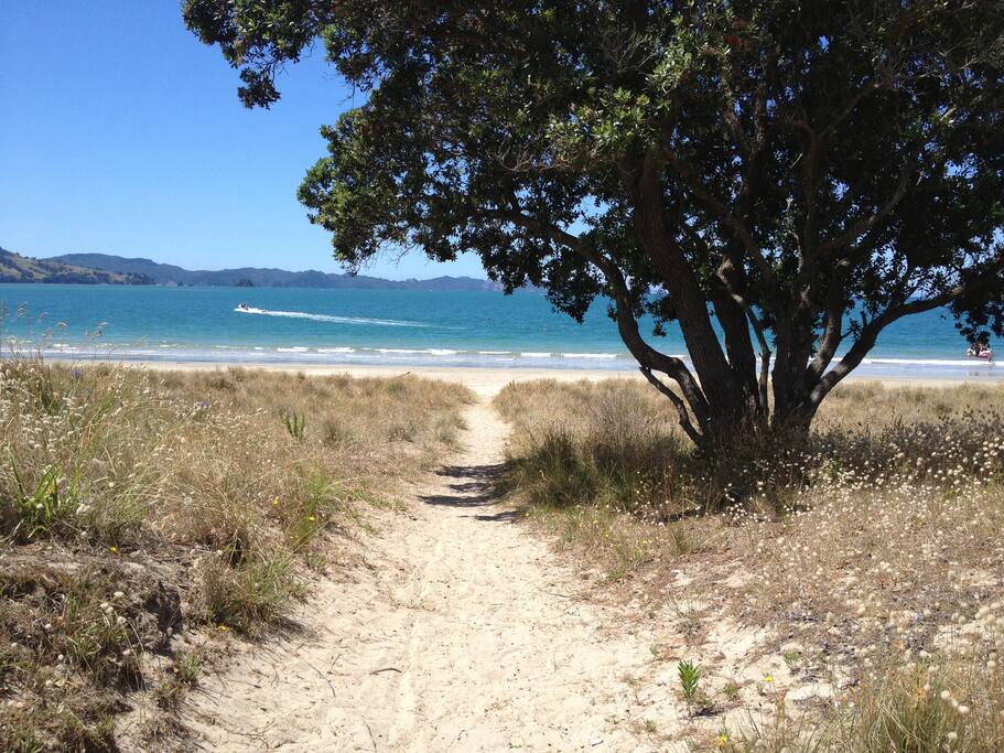 Quiet sandy beaches