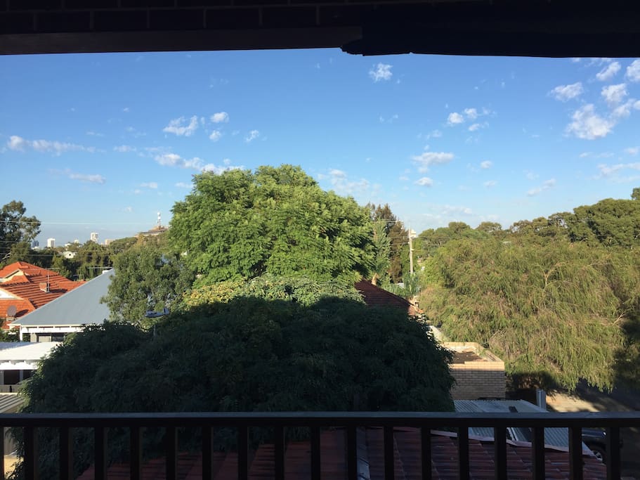 City Views from Private Balcony