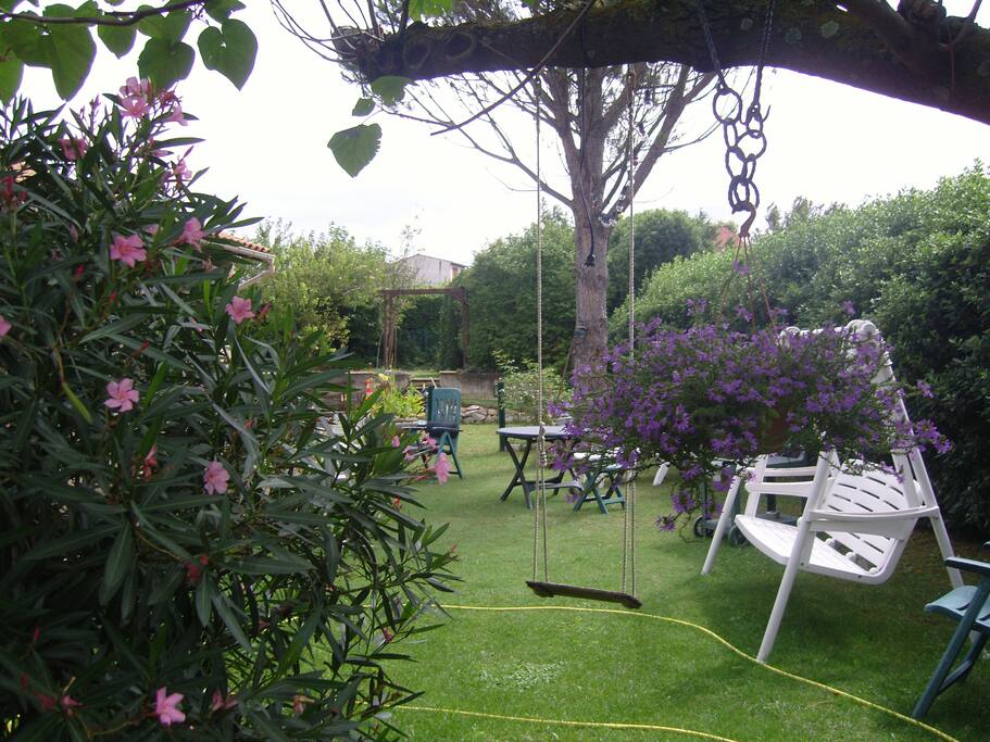 Côté sud j'ai une passion pour les fleurs.