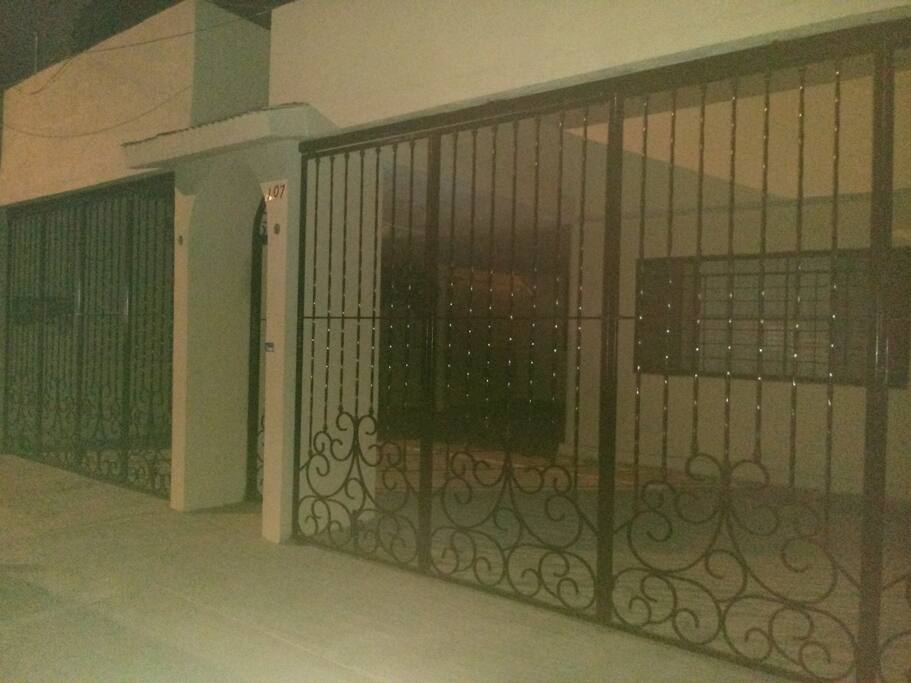 Fachada de la casa