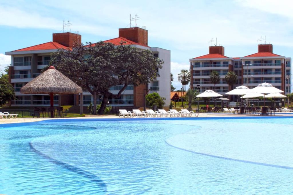 Vista da piscina e apartamentos / Swimming pools's view and apartments