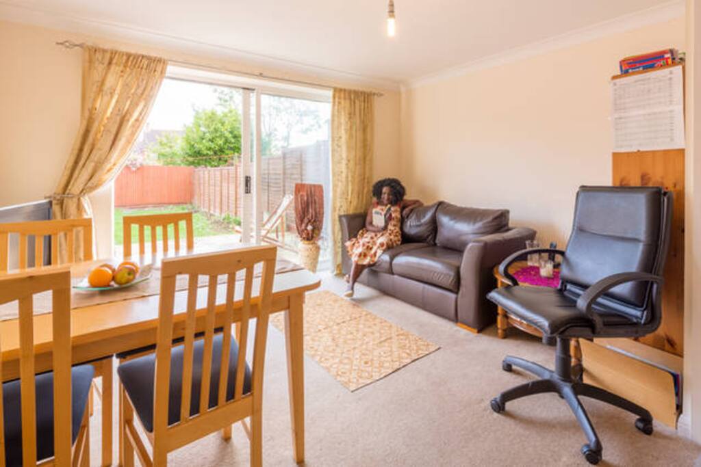 Dinning and living area