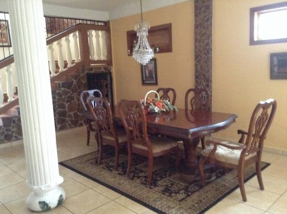 Dining room.