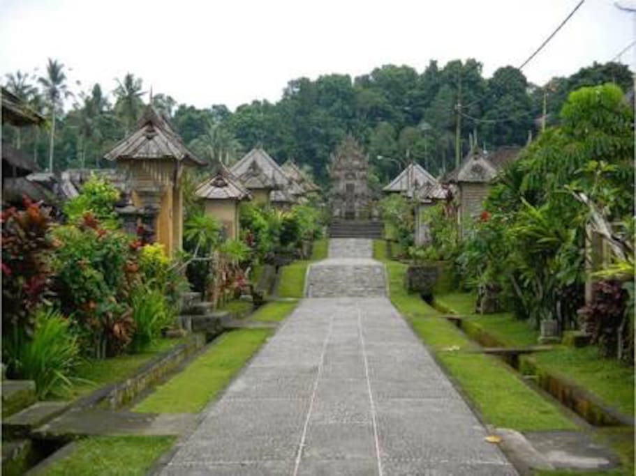 Desa traditional penglipuran desa yang sangat asri di kabupaten bangli bali