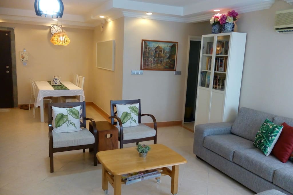 Spacious living hall