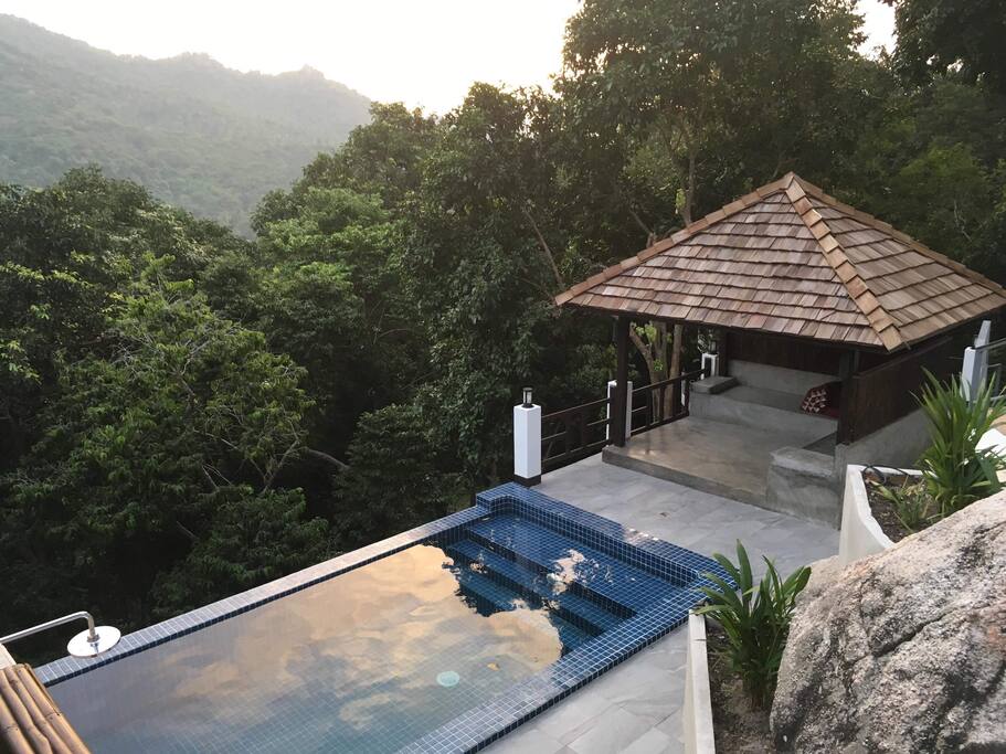 Sunrise is the best time on the pool deck.