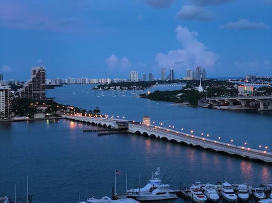 Balcony view at the end of the day...