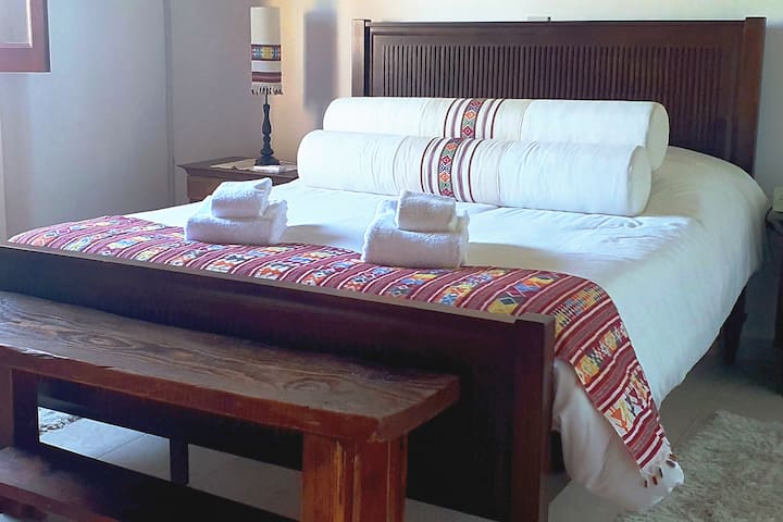 Everything you see in my home has been handmade by myself or my family over the years. I want my culture and traditions to be evident in my home and for my guests to enjoy to the fullest.