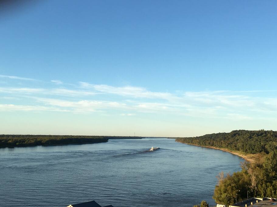 The Mighty Mississippi River view