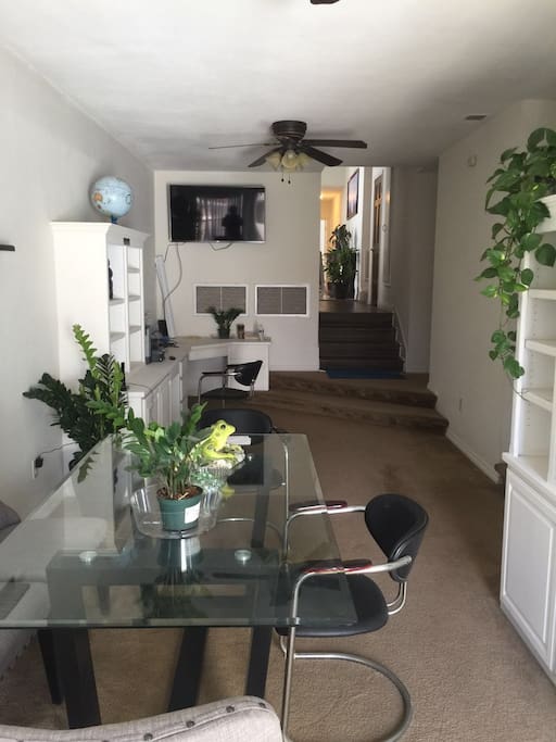 Study space for the guests.