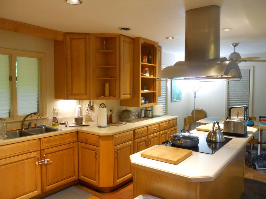 Fully stocked kitchen for all your cooking adventures!