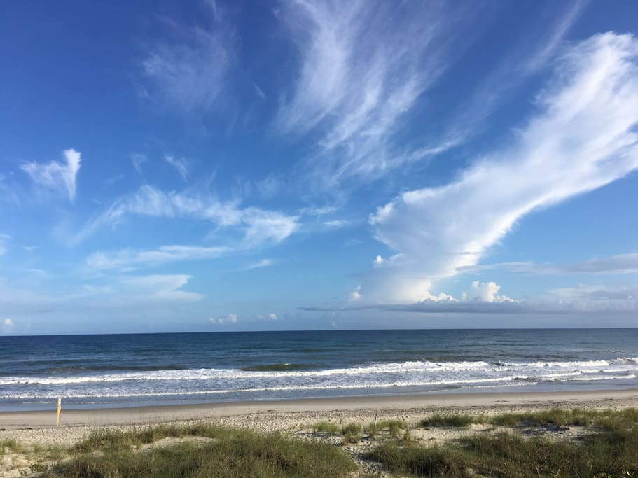 Unspoiled beach