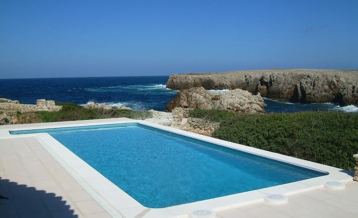 Waterfront house, 180 deg sea views