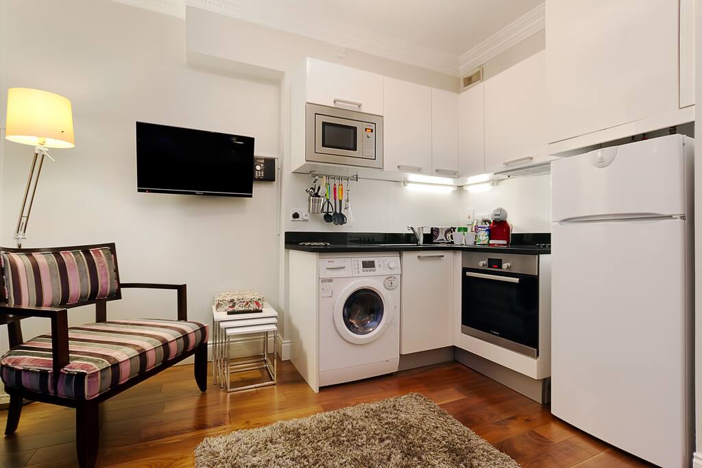 The kitchen is fully equipped with all the necessities that you would need to prepare a meal. There is a coffee - maker, stove-top, microwave and full size refrigerator.
Some other kitchen amenities include (cooking utensils, pots and pans).