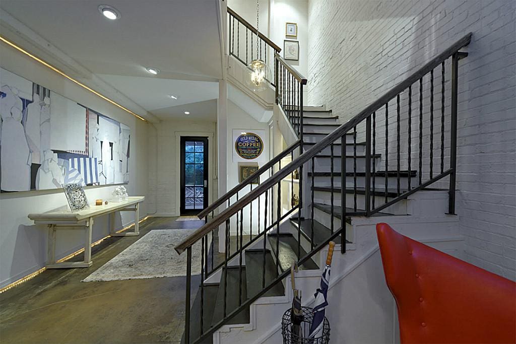 Stairs to 3rd story loft