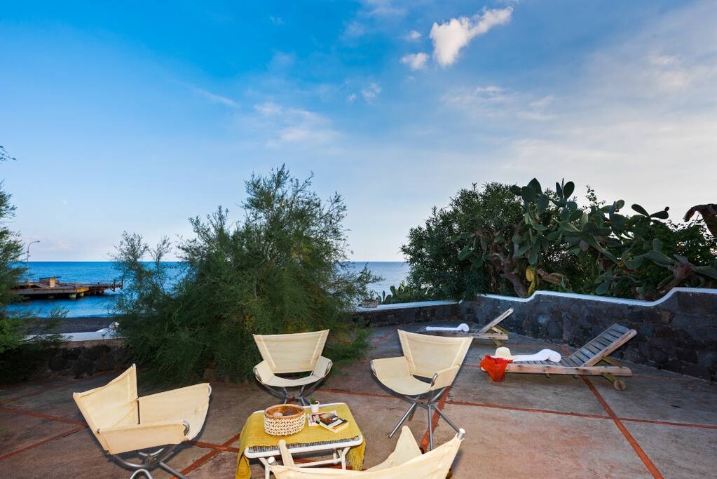 terrazza in spiaggia