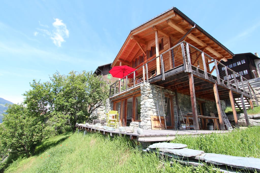 chalet vue extérieure