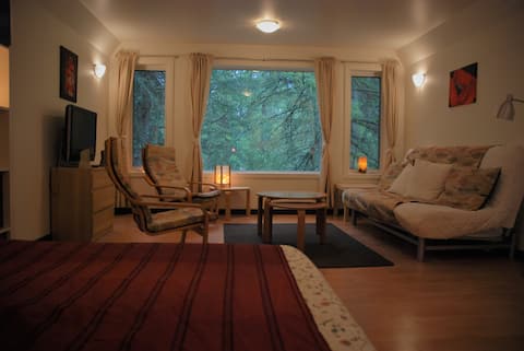 Popular Airbnb listing: Studio close to nature and centre of Bragg Creek in Rocky View County
