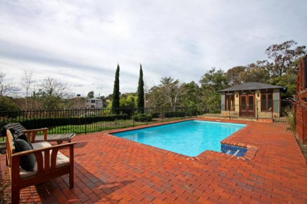 Lovely Pool with Cabana Attached