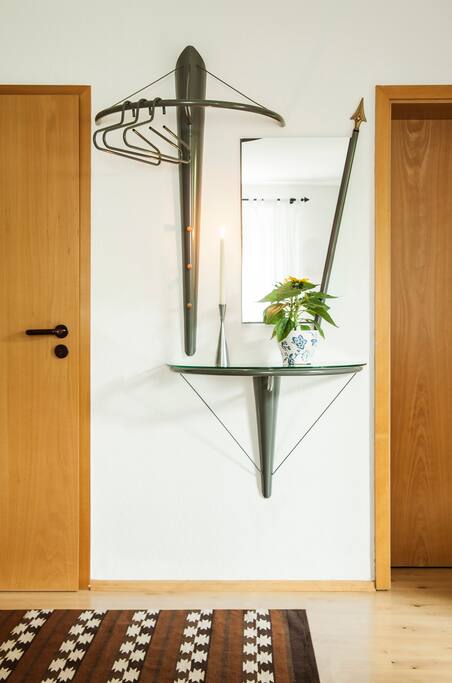 Wohnküche mit Garderobe
