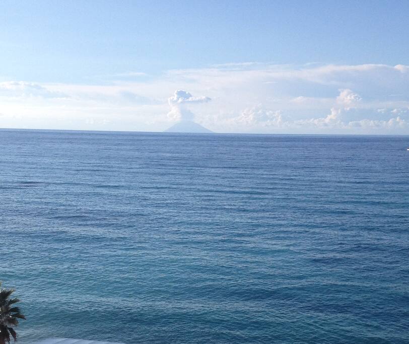 View with Stromboli