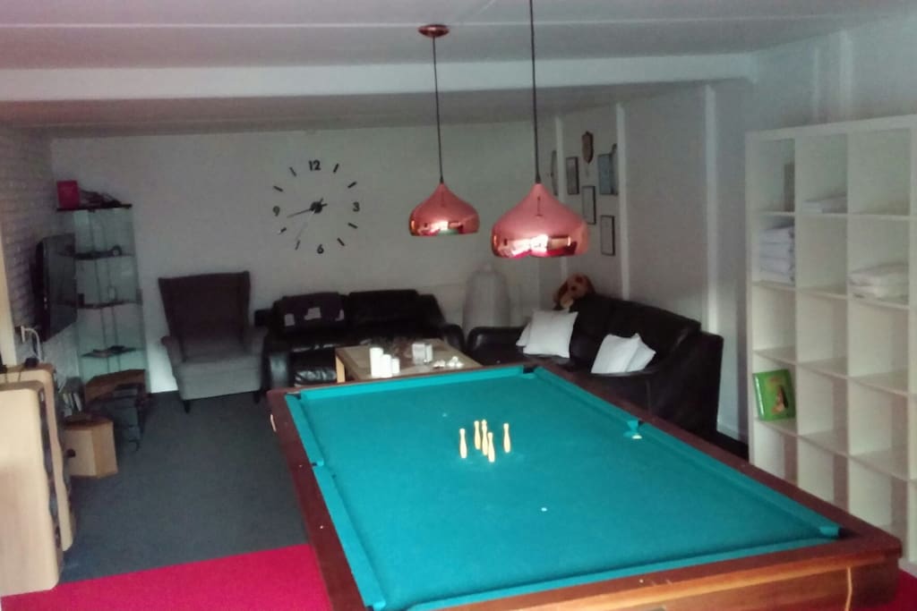 Billiard i forbindelse med stuearragement