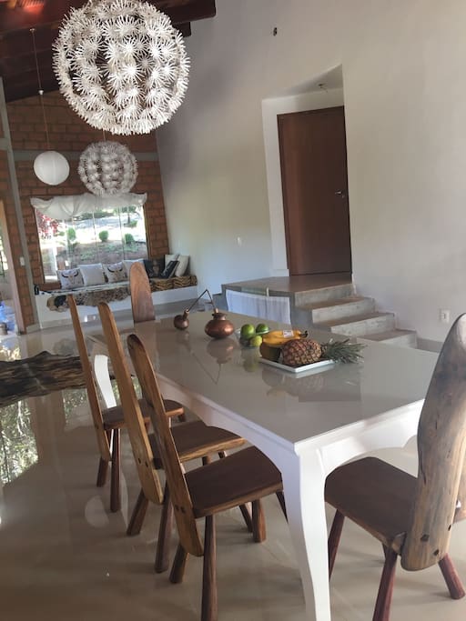 Dinning table seats 10
