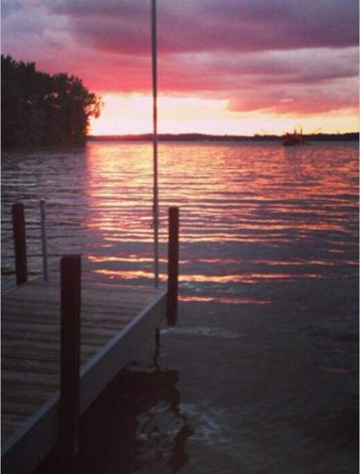 Summer sunsets are amazing.
