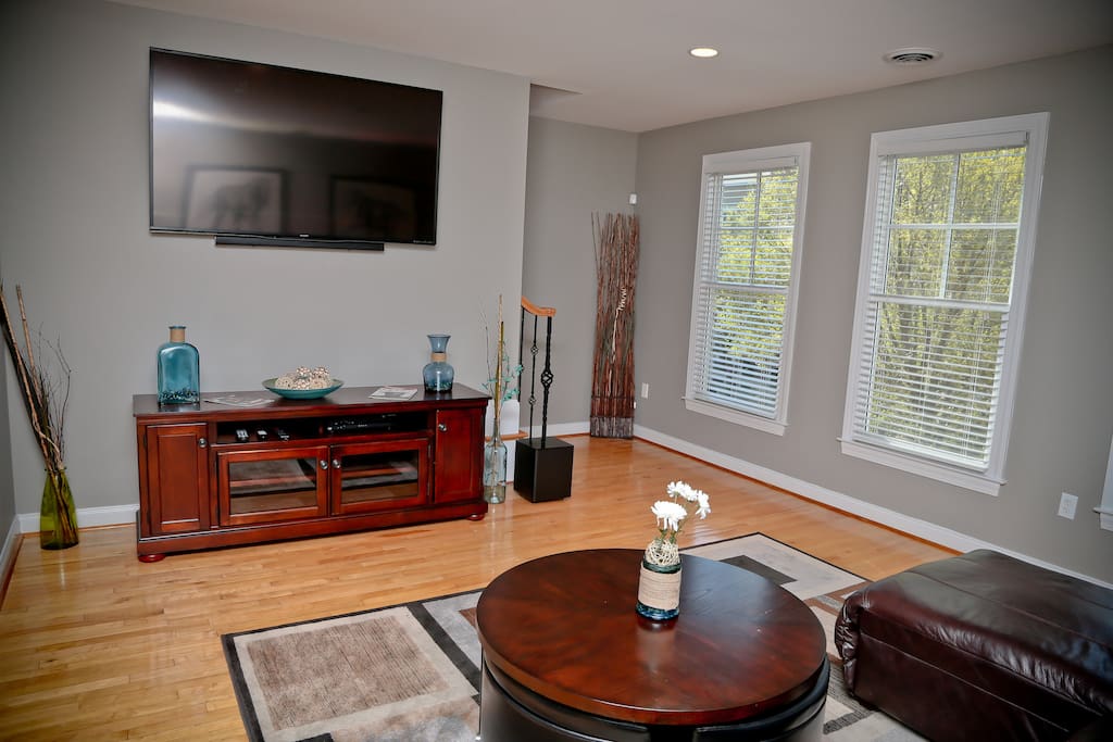 70in Flat Screen TV w/surround sound system