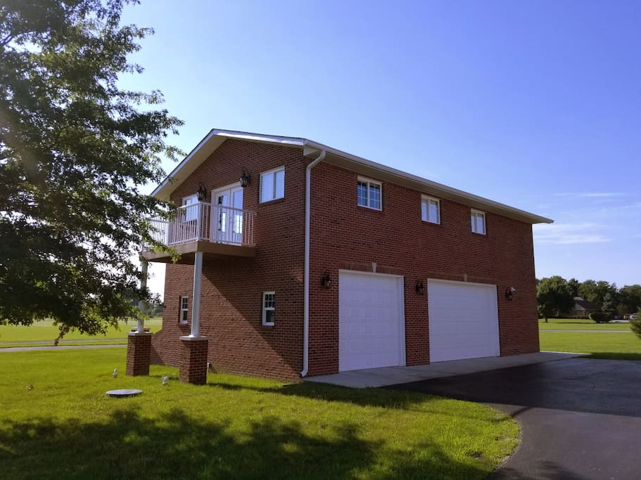 Apartment is the entire upstairs!