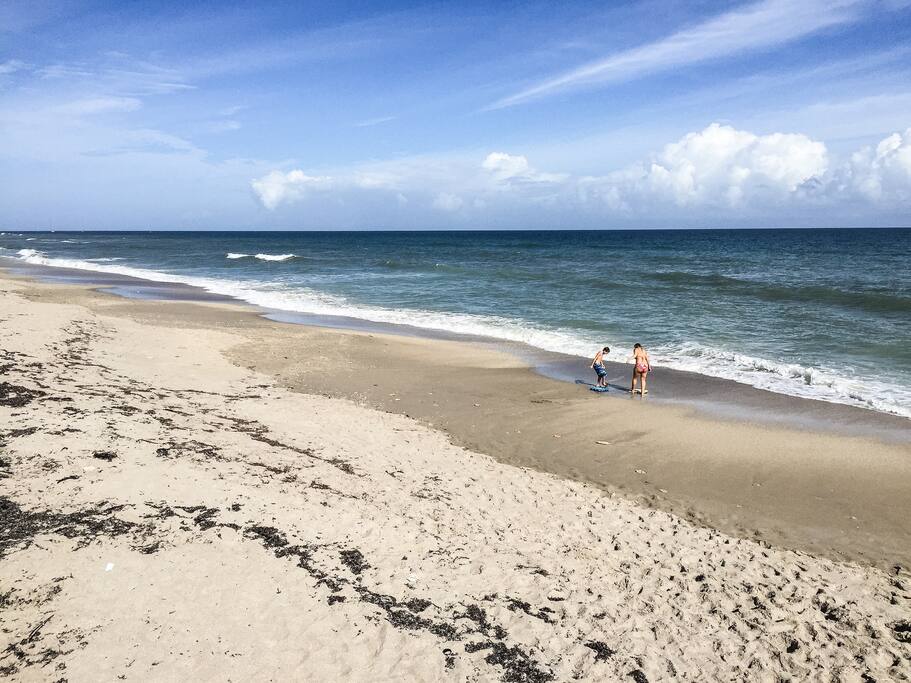Secluded beach