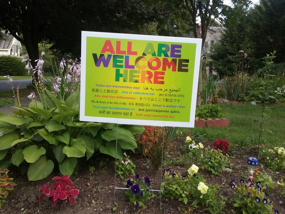 We welcome everyone