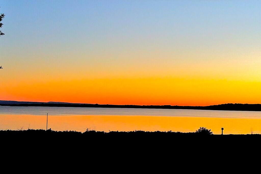 June sunset from front porch