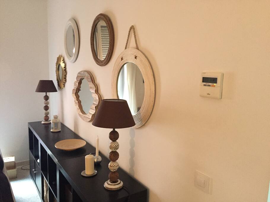 Salón con aire acondicionado