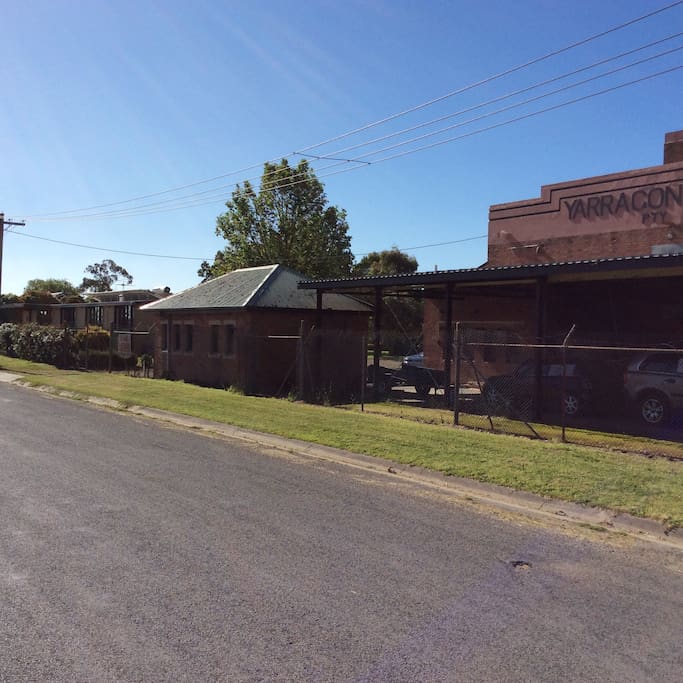Full view of the front of the Old Yarragon Dairy