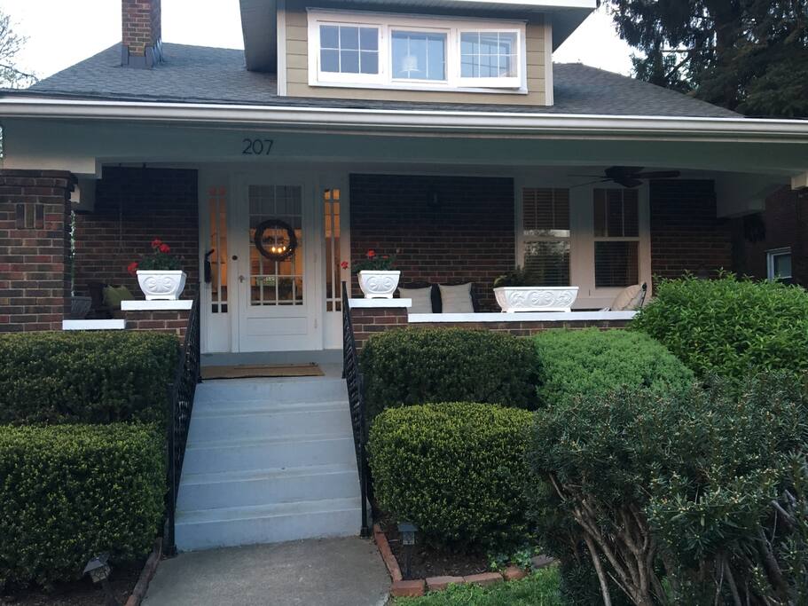 My house is located on a charming street in the heart of St. Matthews. Shops, dining, and parks are all in walking distance.