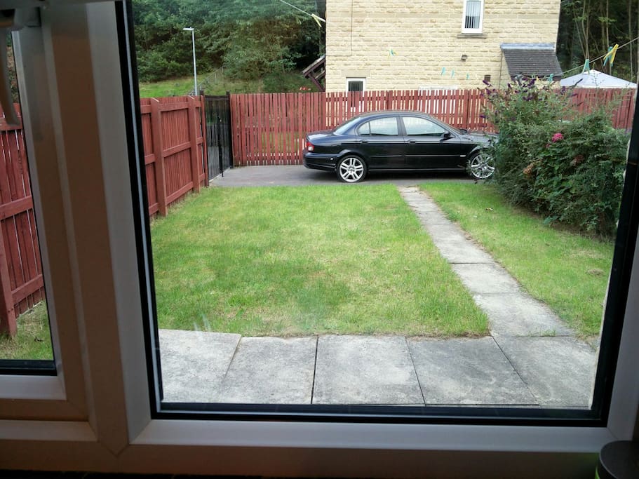 Rear Garden with Private Drive for 2 Cars