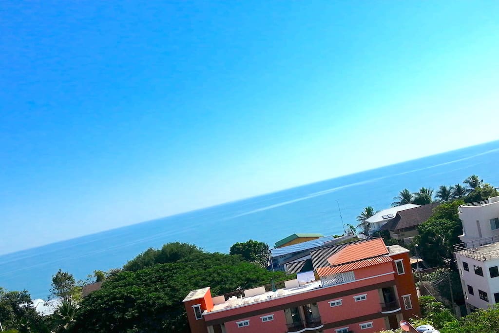 full sea view . beach at 150 meters