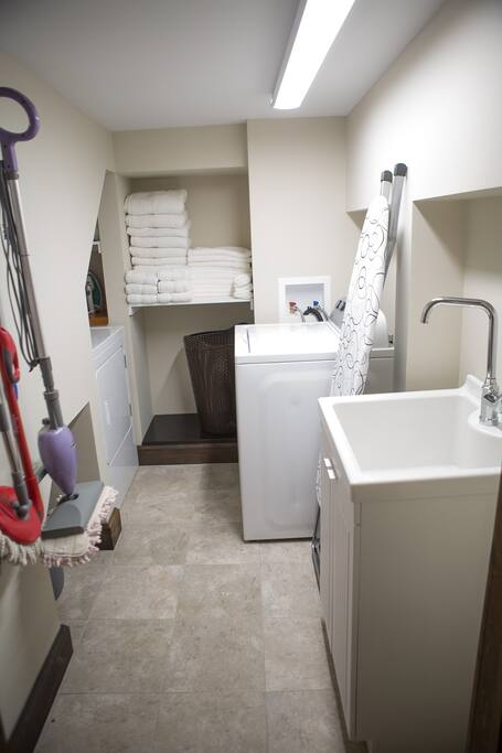 Laundry | washer . dryer . iron
