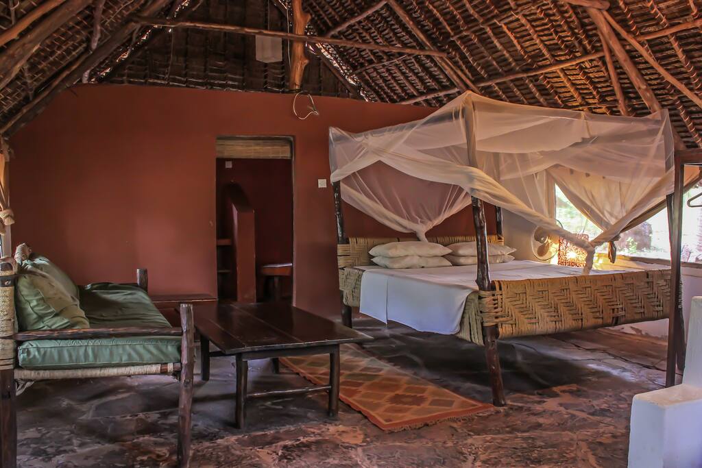Get a perfect nights rest in our large king sized bed. An additional single bed is available for an extra person.