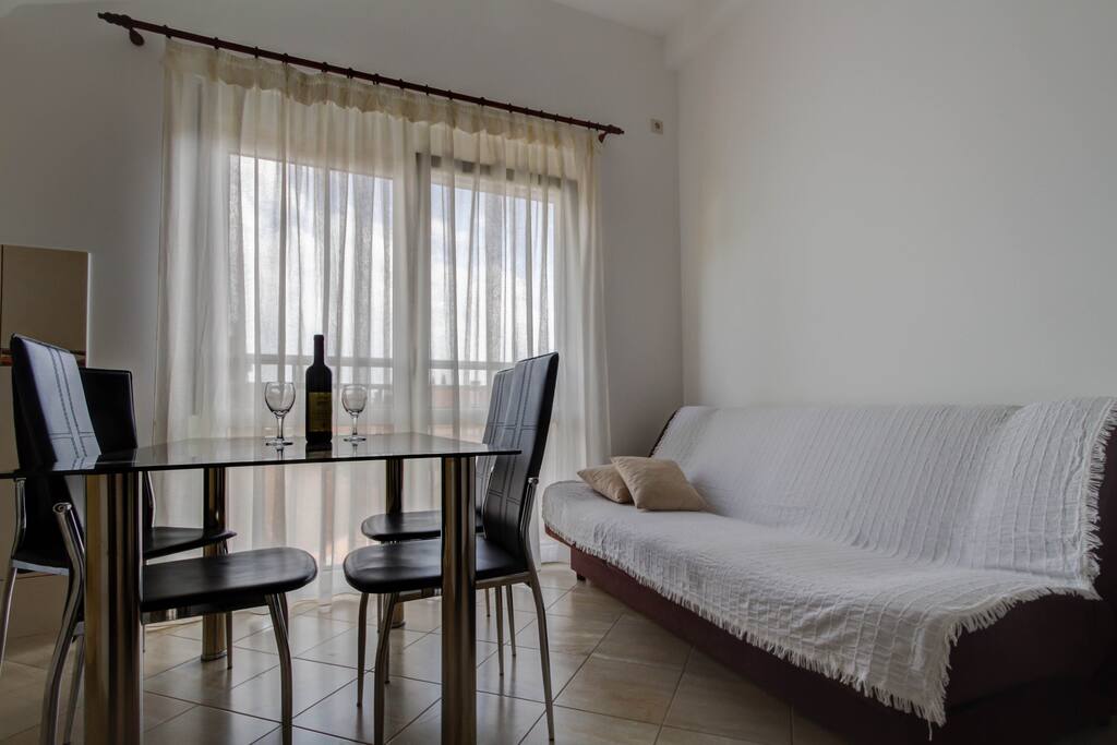 Dining Area and Sofa Bed