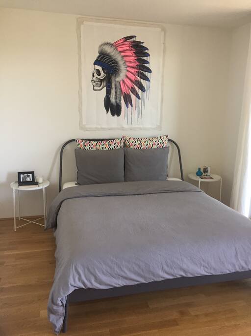 Main bedroom with balcony access
